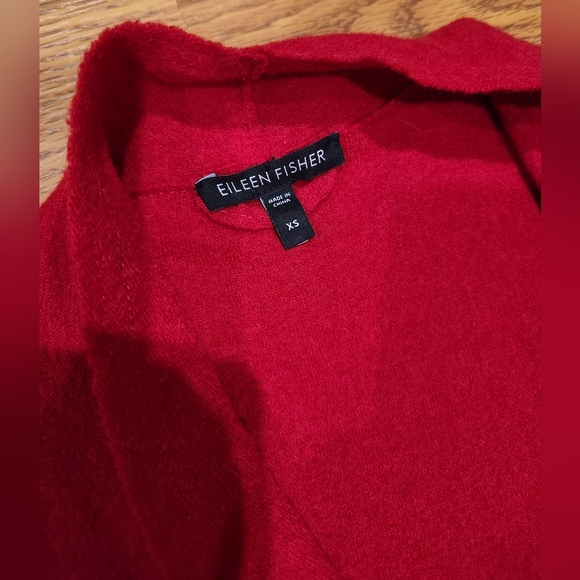 Eileen Fisher Women's Red Cardigan Size XS - Picture 3 of 7